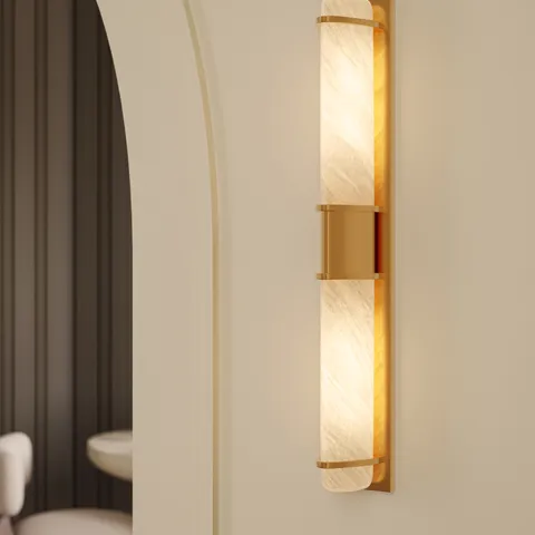 Francis Wall Sconce in Aged Brass