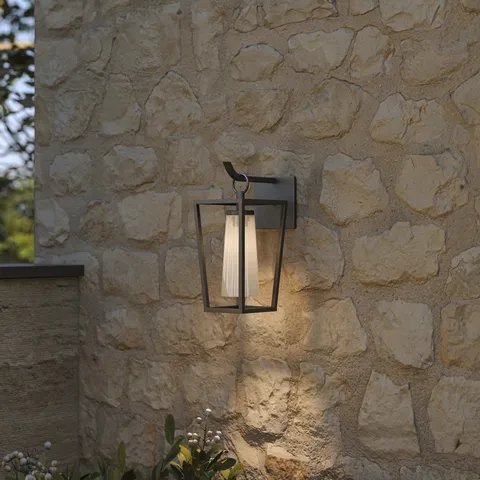 Wilder Exterior Wall Sconce In Textured Black
