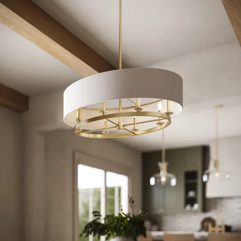 Reece Lighting In Aged Brass