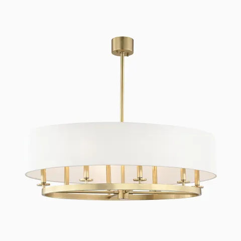 Reece Lighting In Aged Brass