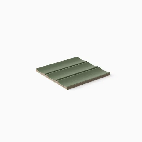 Alessio 4.5 x 9 Fluted Matte in Bosco Sample