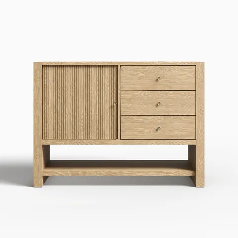 Holly 48" Single Vanity Cabinet in Sunwashed Oak