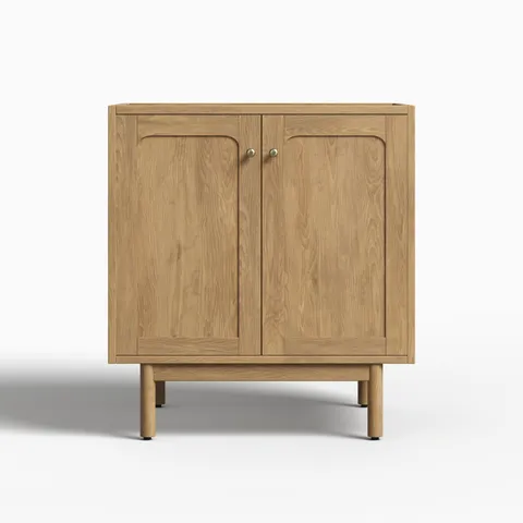 Abigail 30" Single Vanity Cabinet in Light Natural Oak