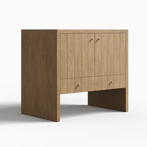 Gabriella 36" Single Vanity Cabinet in Light Natural Oak