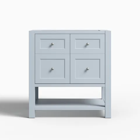 Bridgette 30" Single Vanity Cabinet in Serenity Blue