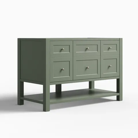 Bridgette 48" Single Vanity Cabinet in Smokey Celadon