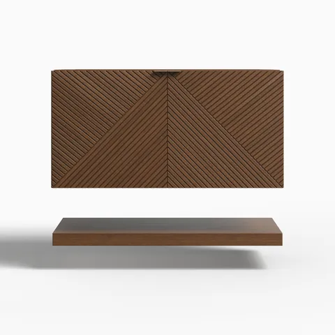 Royce 36" Single Vanity Cabinet in Chestnut