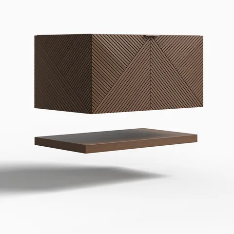 Royce 36" Single Vanity Cabinet in Chestnut