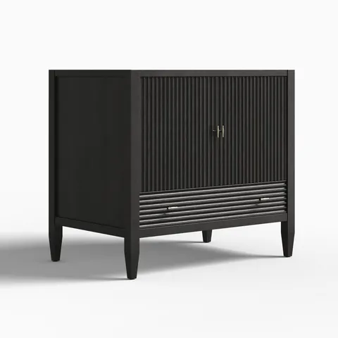Sasha 36" Single Vanity Cabinet in Carbon Oak