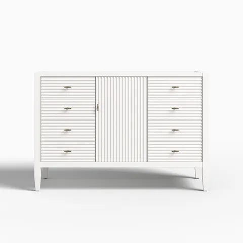 Sasha 48" Single Vanity Cabinet in Bright White