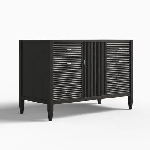 Sasha 48" Single Vanity Cabinet in Carbon Oak