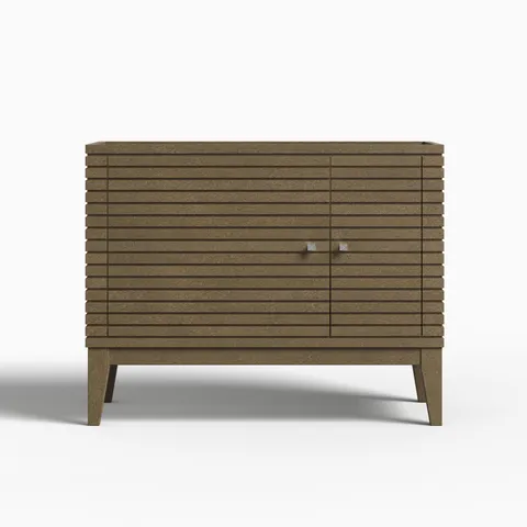 Easton 36" Single Vanity Cabinet in Whitewashed Walnut