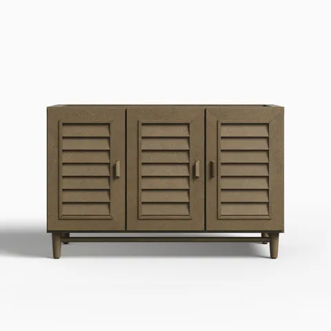 Trisha 48" Single Vanity Cabinet in Whitewashed Walnut