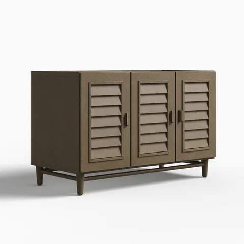 Trisha 48" Single Vanity Cabinet in Whitewashed Walnut