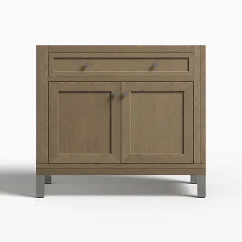 Janelle 36" Single Vanity Cabinet in Walnut Whisper