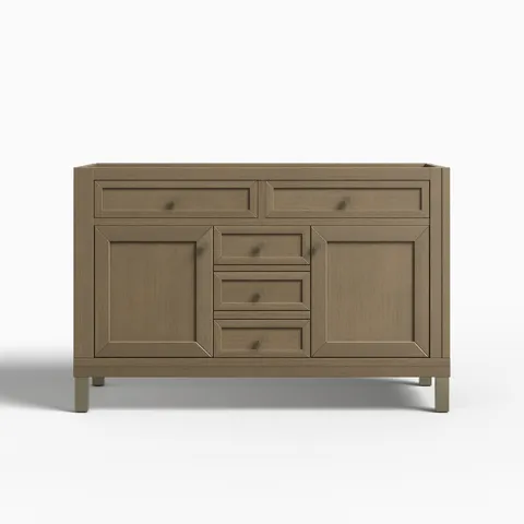 Janelle 48" Single Vanity Cabinet in Walnut Whisper