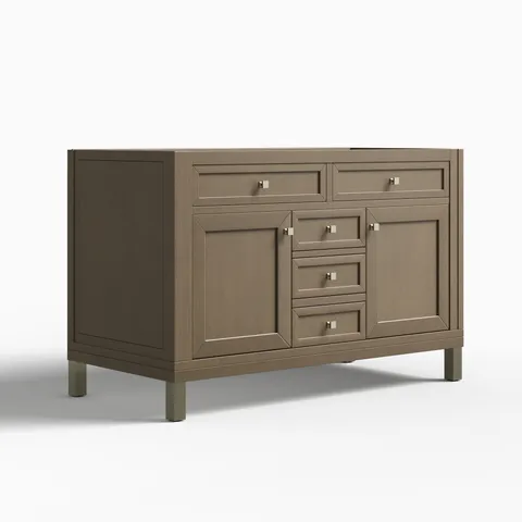 Janelle 48" Single Vanity Cabinet in Walnut Whisper