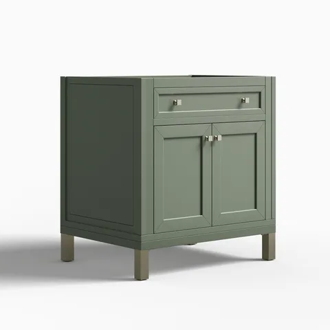 Janelle 30" Single Vanity Cabinet in Smokey Celadon