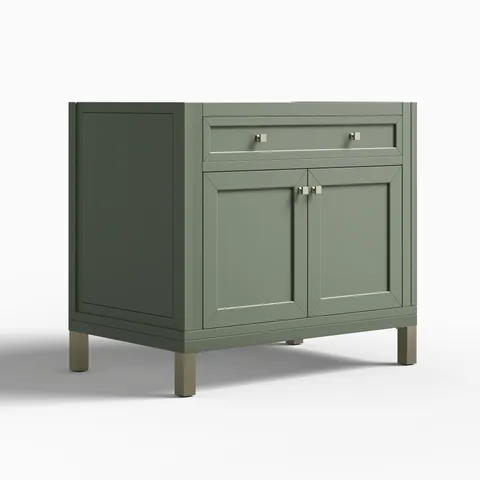 Janelle 36" Single Vanity Cabinet in Smokey Celadon