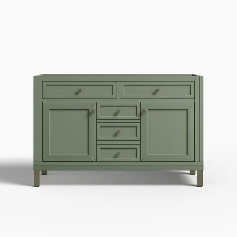 Janelle 48" Single Vanity Cabinet in Smokey Celadon