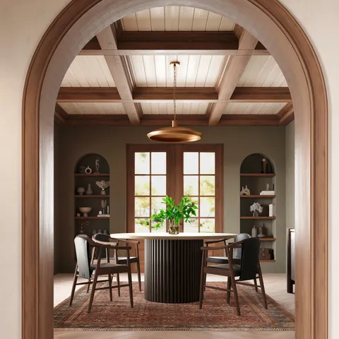 Foster Dining Chair in Onyx Leather