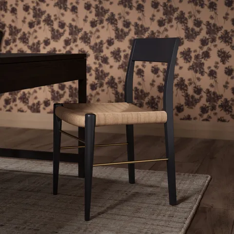 Genevieve Dining Chairs in Black, Set of 2