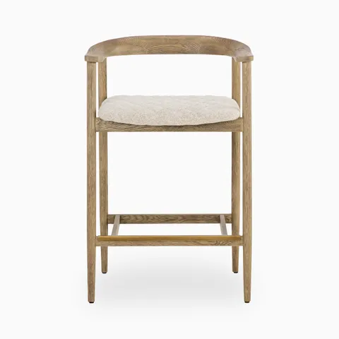 Joel Counter Stool in Dove Cream