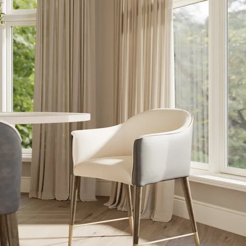 Colin Dining Chair in Cream
