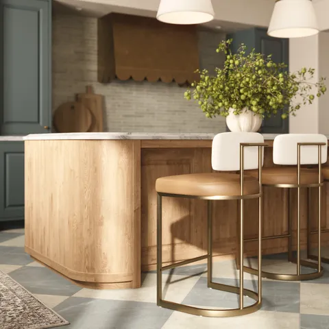 Kenzie Counter Stool in Napa Cognac