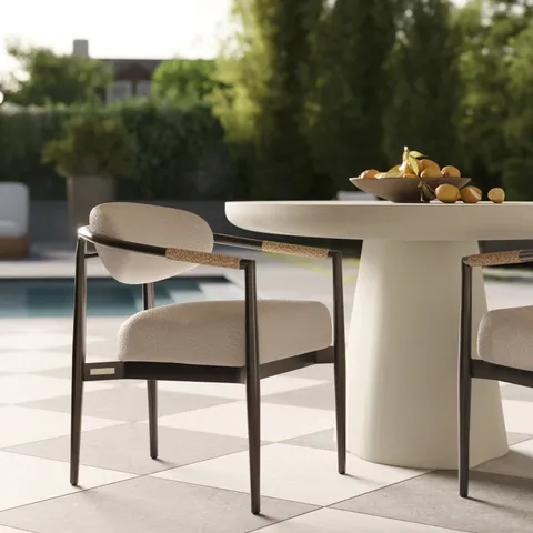 Leticia Dining Chair in Cream
