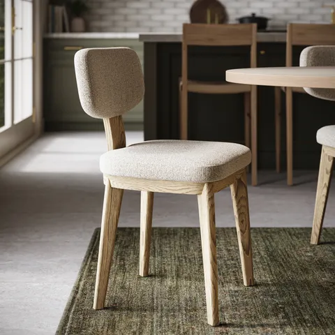 Rita Dining Chairs in Taupe, Set of 2