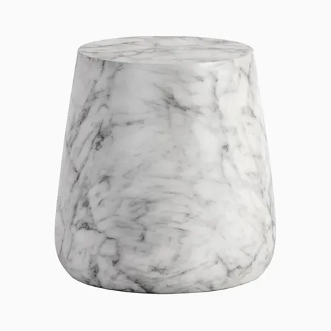 Dante Outdoor End Table in White