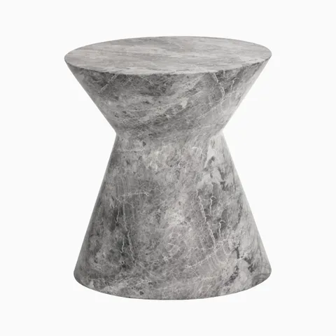 Vittorio Outdoor End Table in Grey