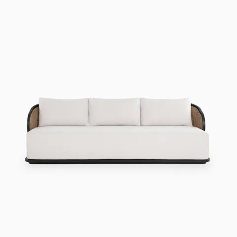 Sabine Outdoor Sofa in Cream
