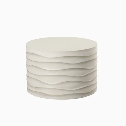 Lucien Outdoor Coffee Table in Cream