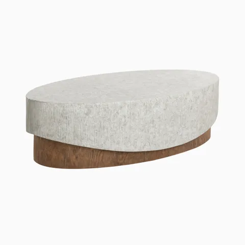 Leone Outdoor Coffee Table in Grey