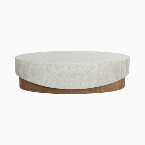 Leone Outdoor Coffee Table in Grey
