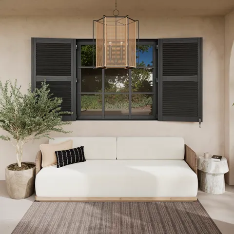 Corvin Outdoor Sofa in Cream