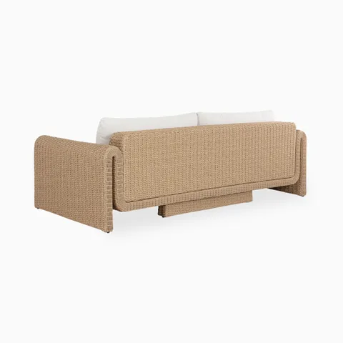 Maelle Outdoor Sofa in Natural/Cream