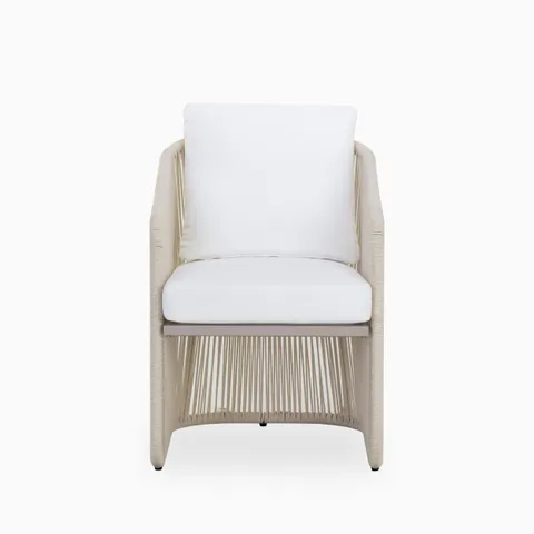 Laveo Outdoor Dining Chair in White