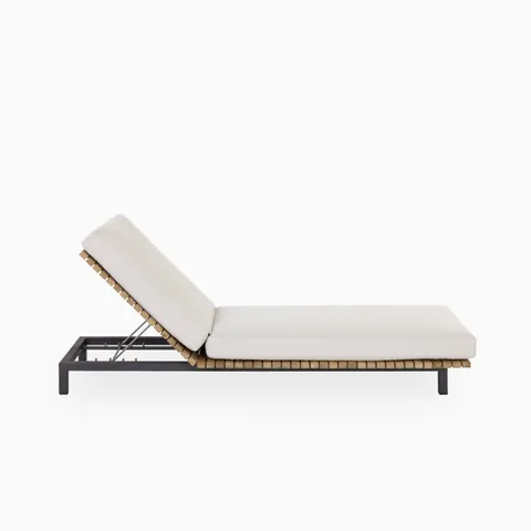 Miro Outdoor Lounger in Cream