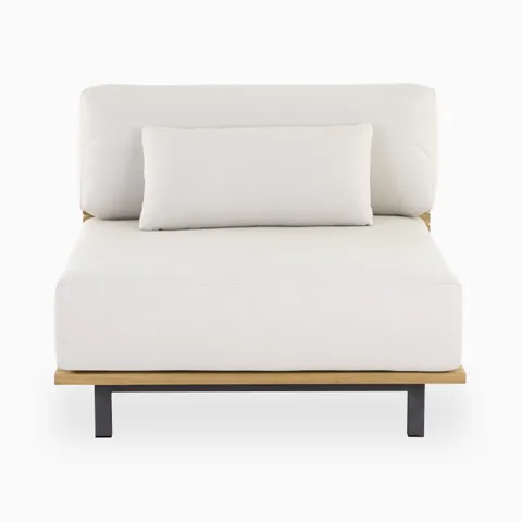 Miro Outdoor Lounge Chair in Cream