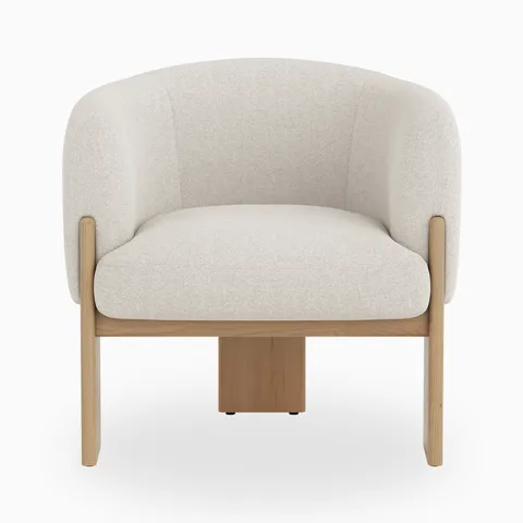 Malvian Lounge Chair in Taupe