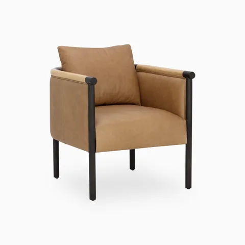 Selvarin Lounge Chair in Brown