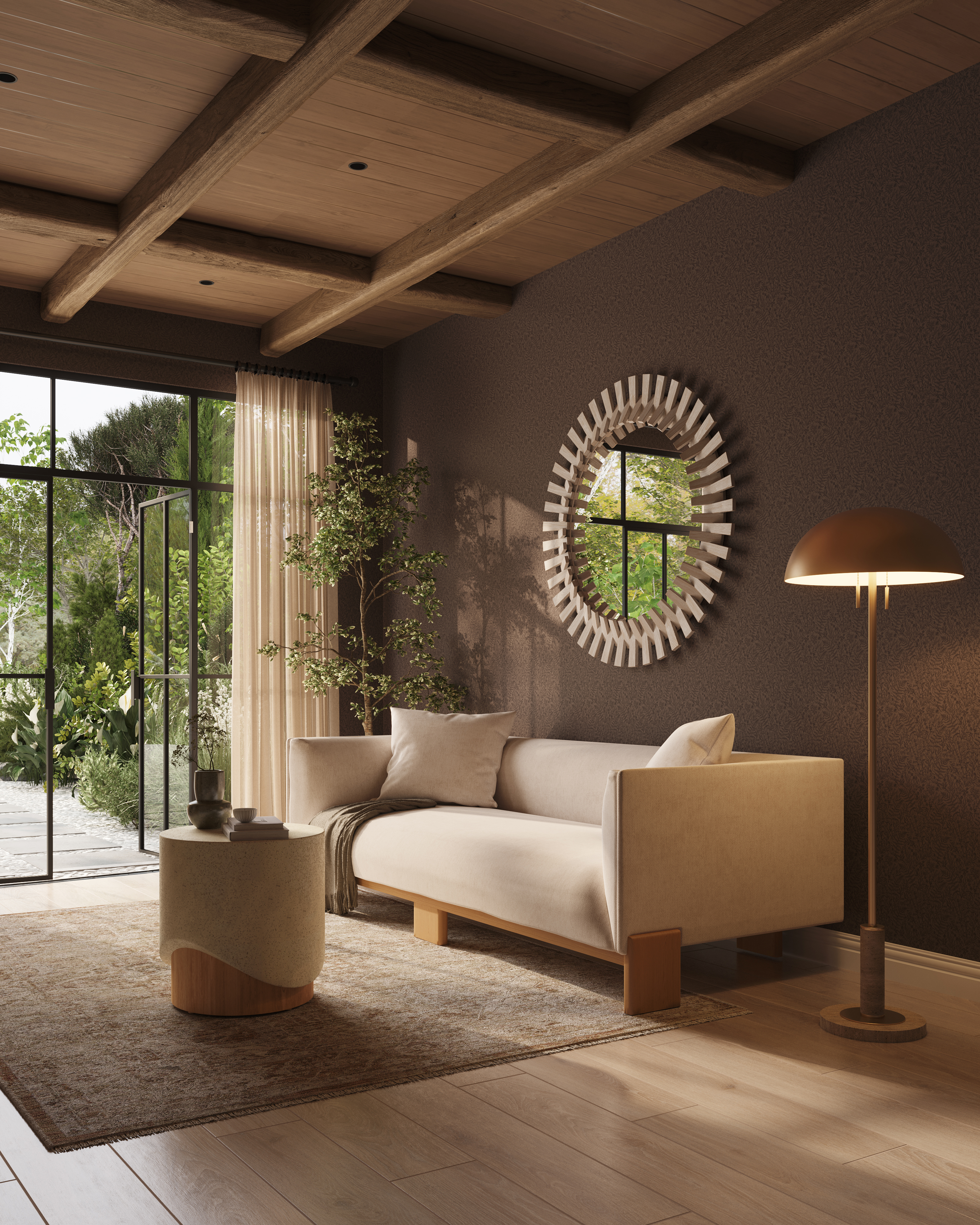Jameson 8 x 48 Matte Porcelain Tile in Latte | Edward Martin