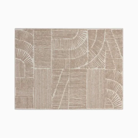 Nadalia 9' x 12' Wool Blend Rug in Ivory/Beige
