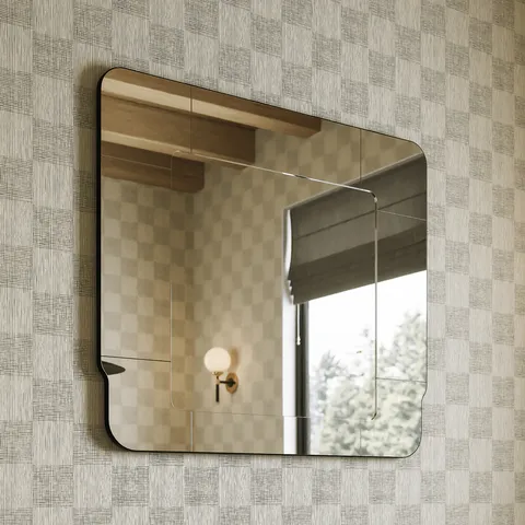 Nerisse Mirror in Iron, Large