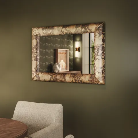 Evelaine Mirror in Gold