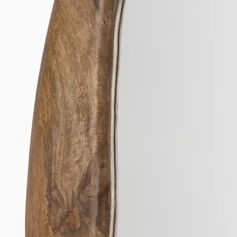 Clarien Oval Mirror in Natural