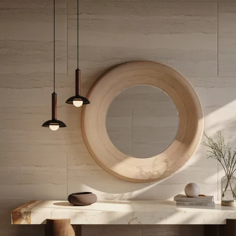 Meliora Mirror in Cream